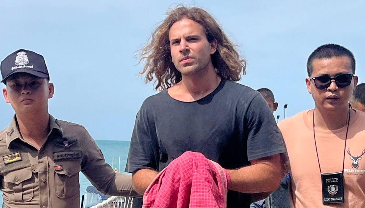 Daniel Sancho, señalado por el crimen del colombiano Edwin Arrieta.