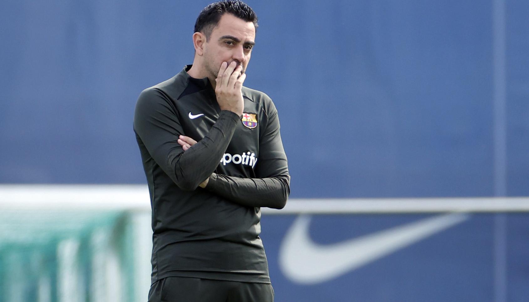 Xavi Hernández asumió como técnico del Barcelona en 2022. 