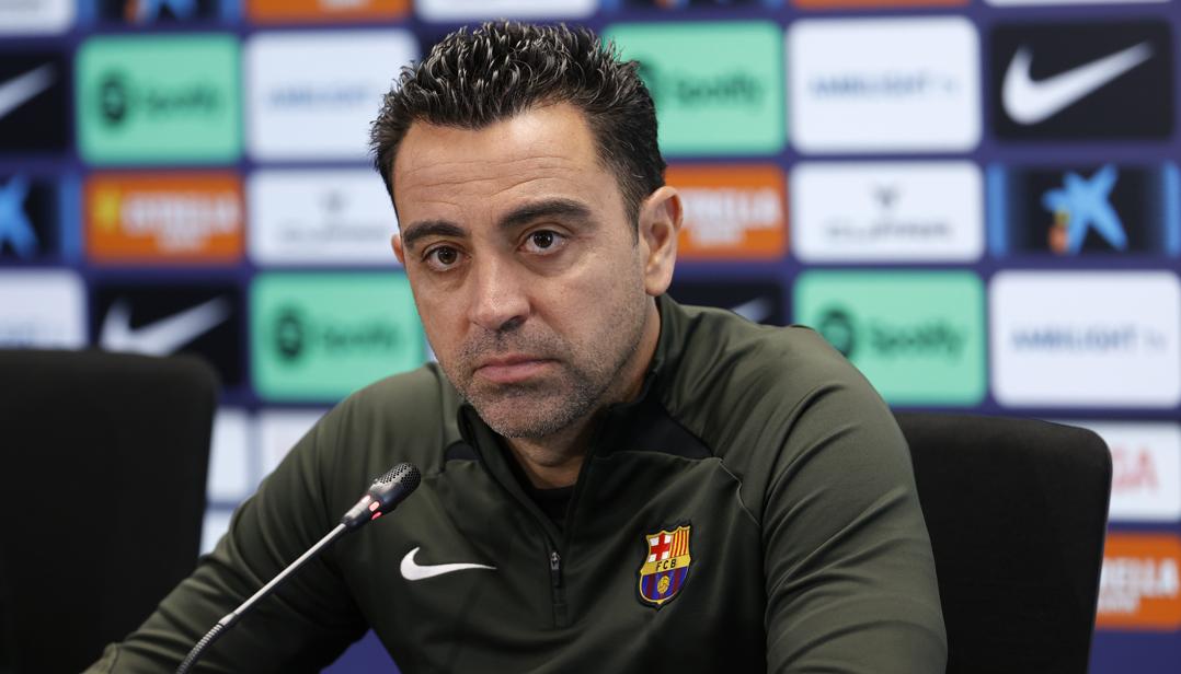 Xavi Hernández, entrenador del Barcelona. 