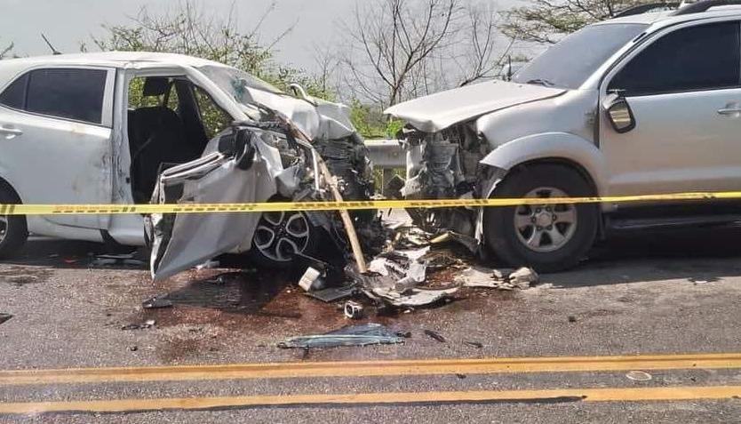 Accidente en la Vía Mar, ocurrido el día anterior, que dejó dos muertos. 