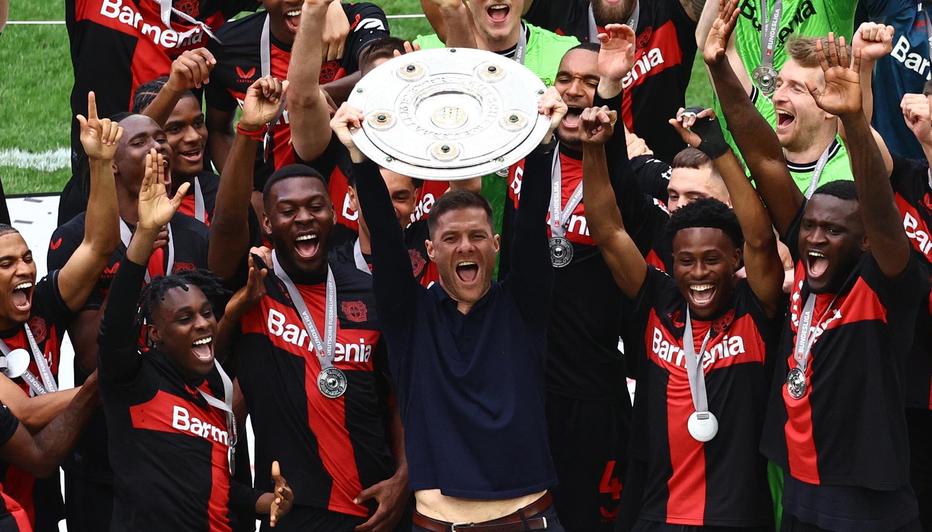 Xabi Alonso, técnico español del Leverkusen.