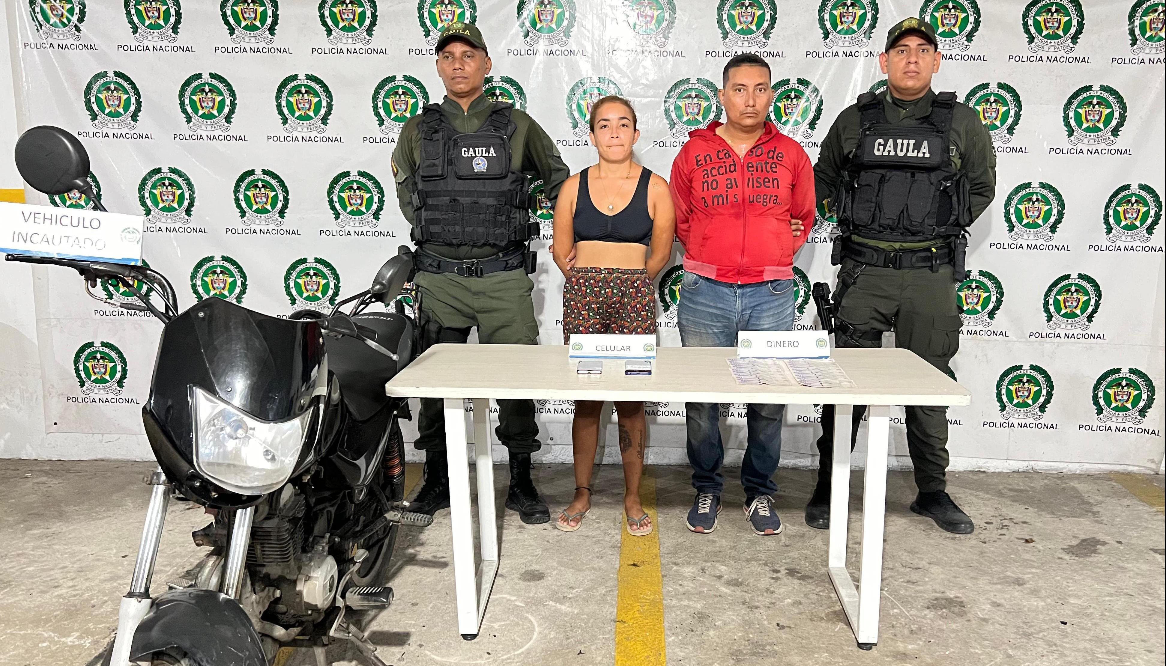 Los capturados quedaron a disposición de la Fiscalía. 