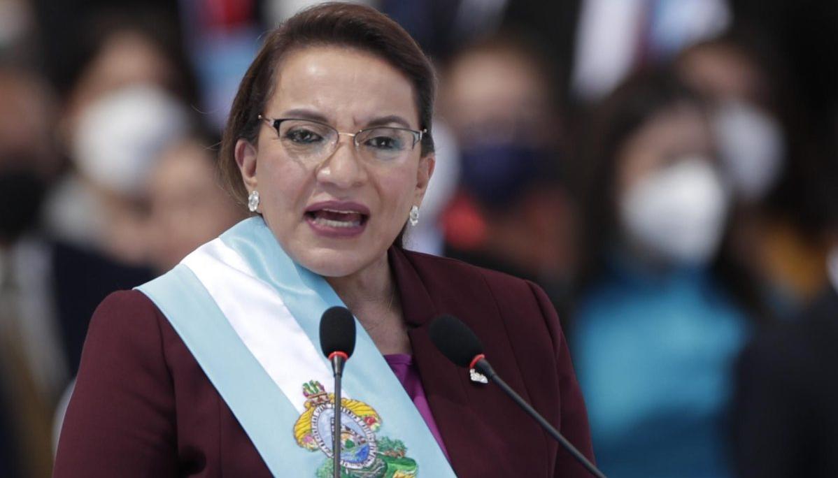 La presidenta de Honduras, Xiomara Castro.