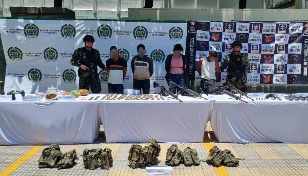 Presuntos miembros del 'Clan del Golfo'.