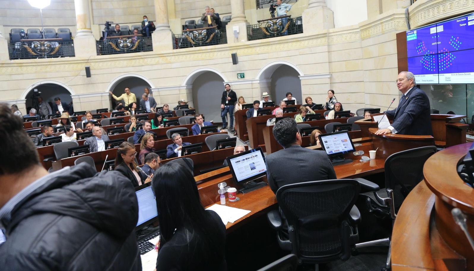 Plenaria del Senado.