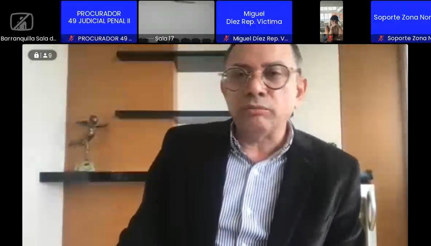 Alait Freja, abogado de Day Vásquez. 
