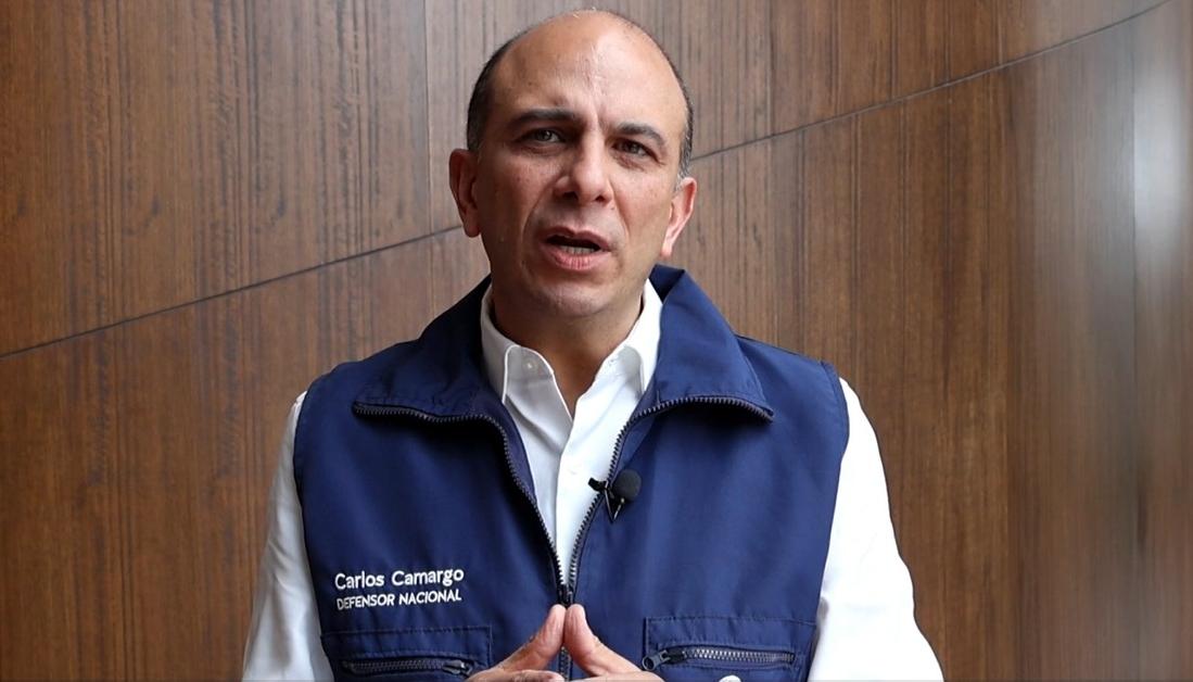 El Defensor del Pueblo, Carlos Camargo.