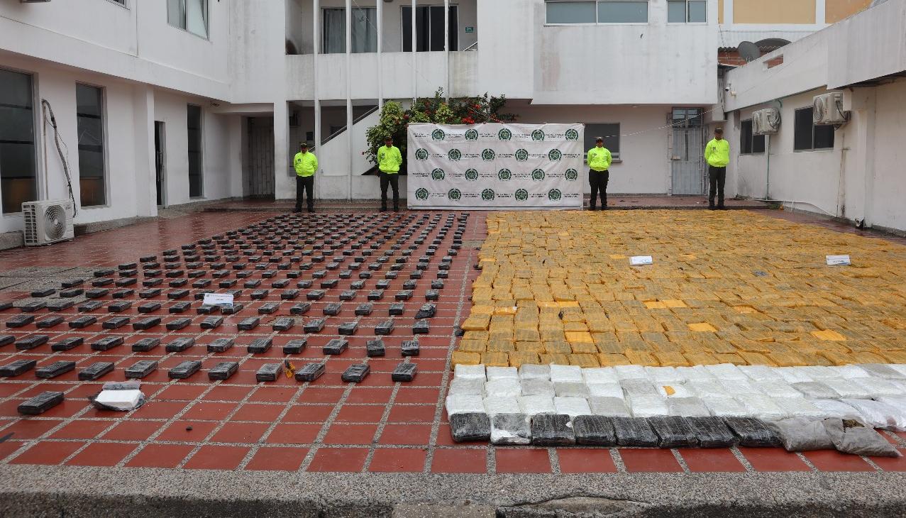 La droga incautada.