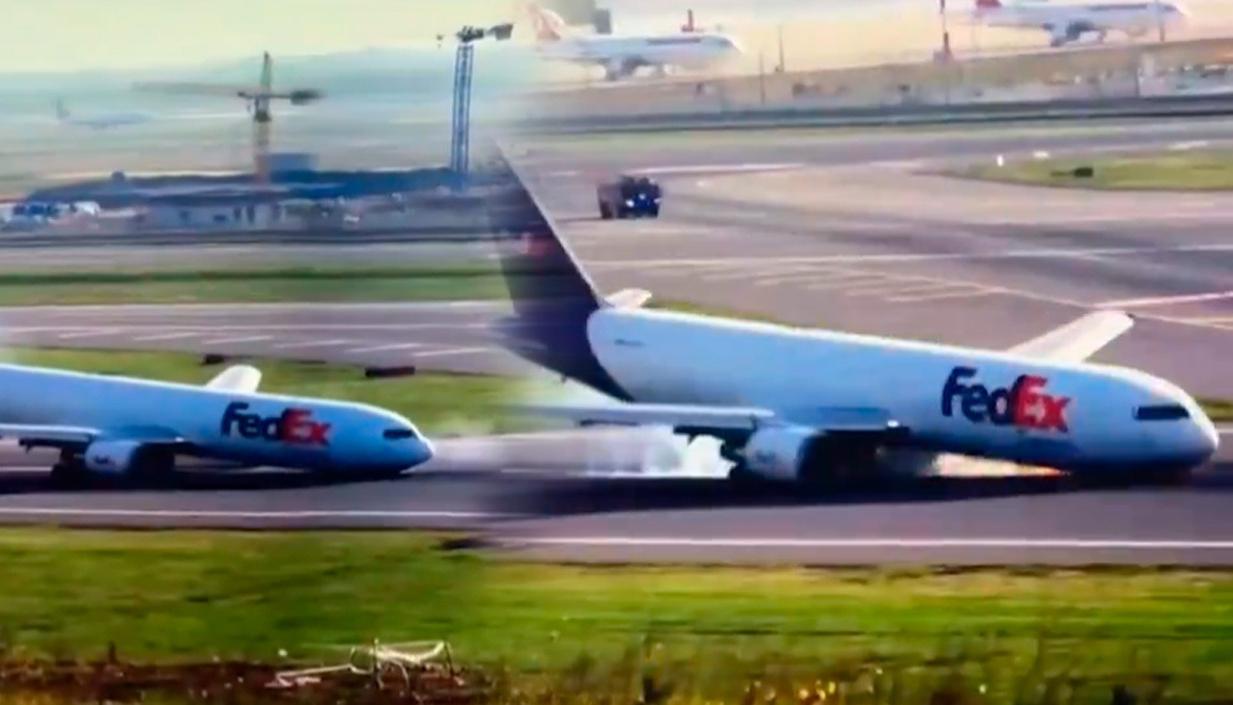 El avión aterrizó de emergencia en Turquía. 