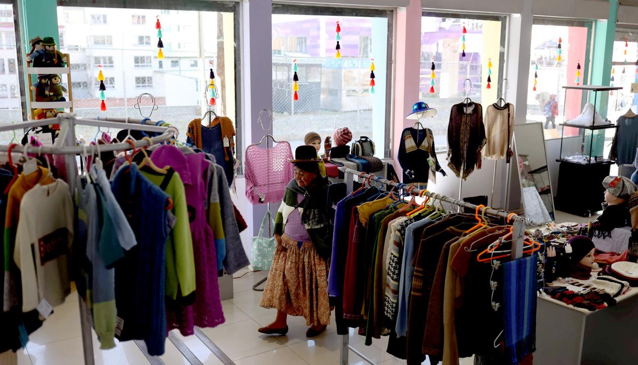 Exposición de emprendedoras.