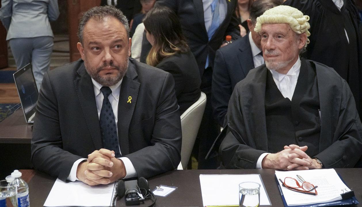 Equipo legal de Israel en la CIJ.