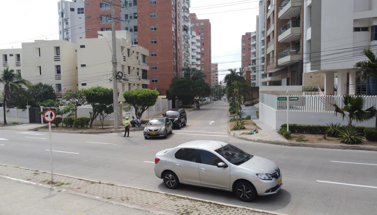 Cambio de sentido vial.