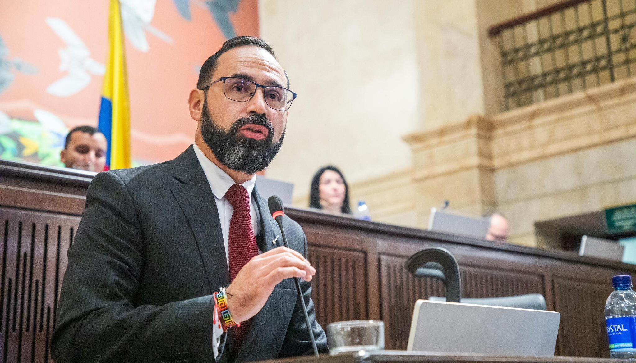 Andrés Camacho, ministro de minas y energía.