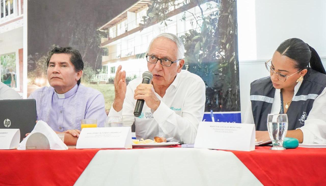 El ministro de Salud, Guillermo Alfonso Jaramillo.