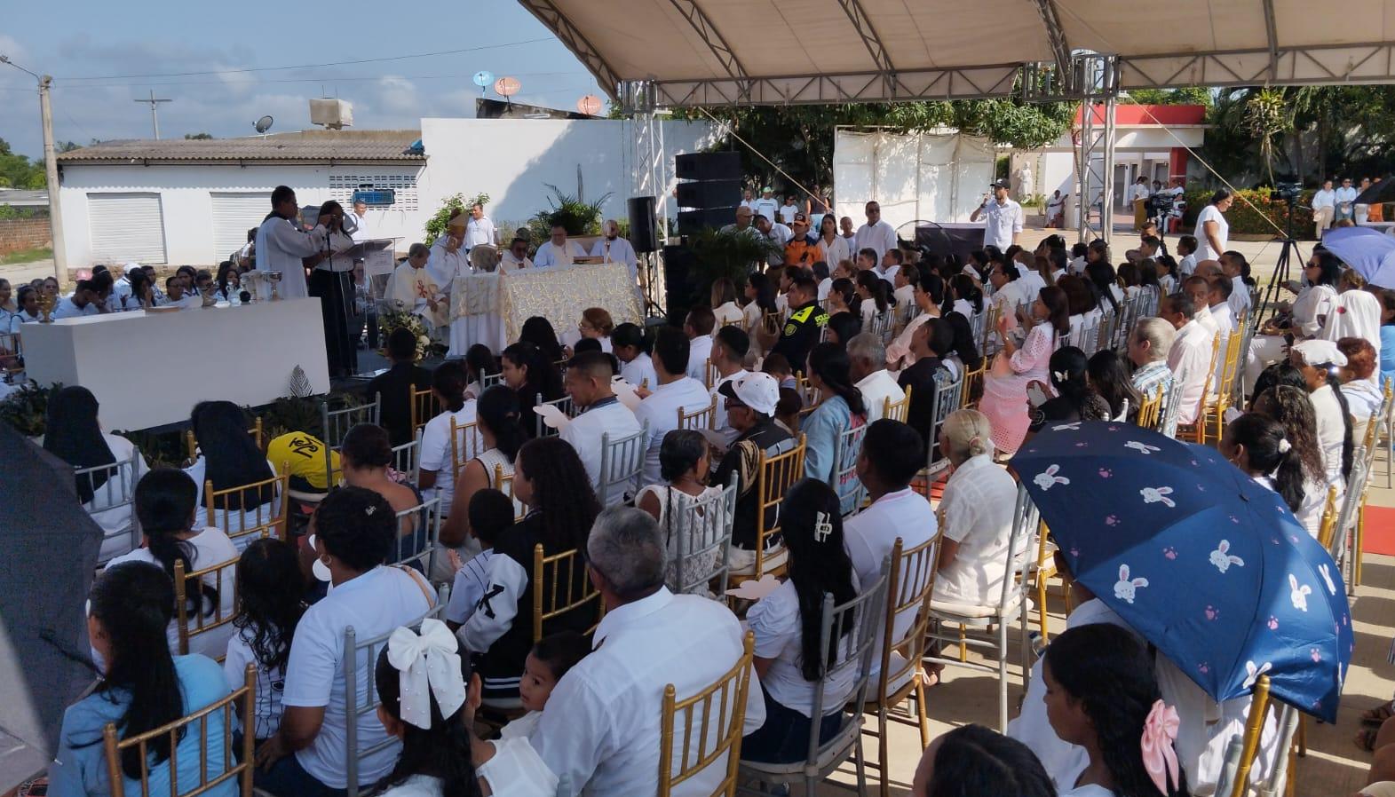Misa en homenaje a los niños fallecidos en la tragedia de Fundación. 