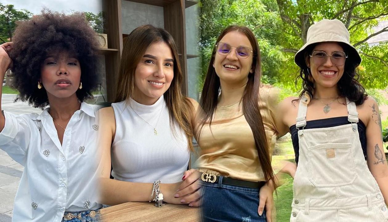 Marianella Sarmiento, Sharon Zúñiga, Michelle Rolon y María José Rodríguez.