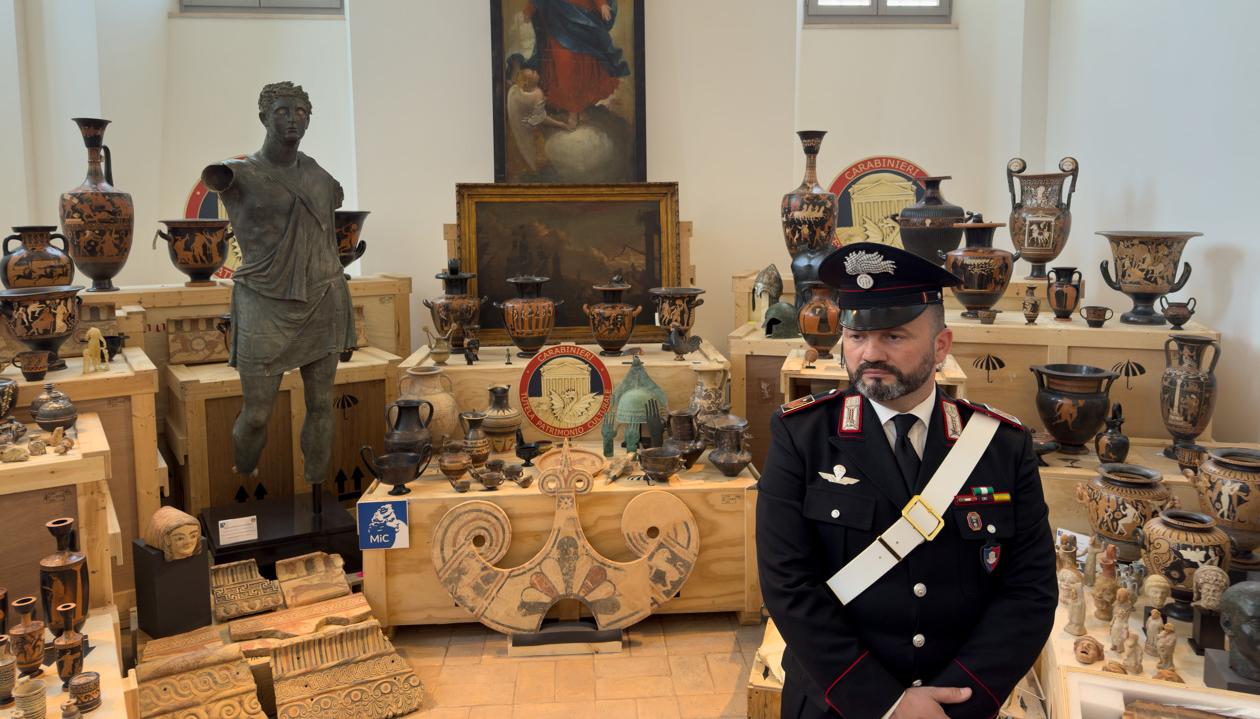 Obras de arte recuperadas.
