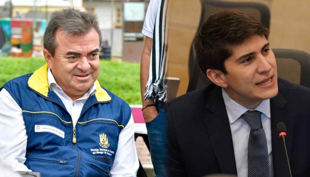 Olmedo López y Wadith Manzur.