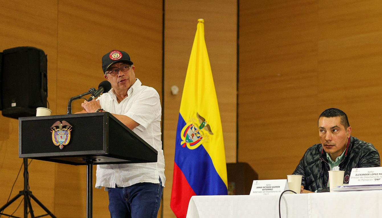 El Presidente Gustavo Petro.