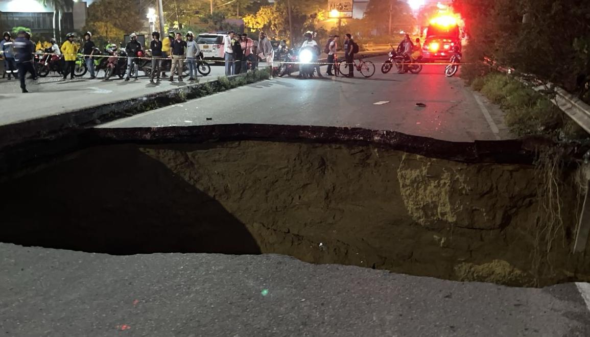 El tramo del puente que se desplomó.