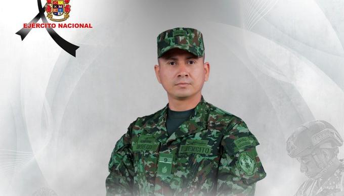 Soldado Jairo Urrego David. 