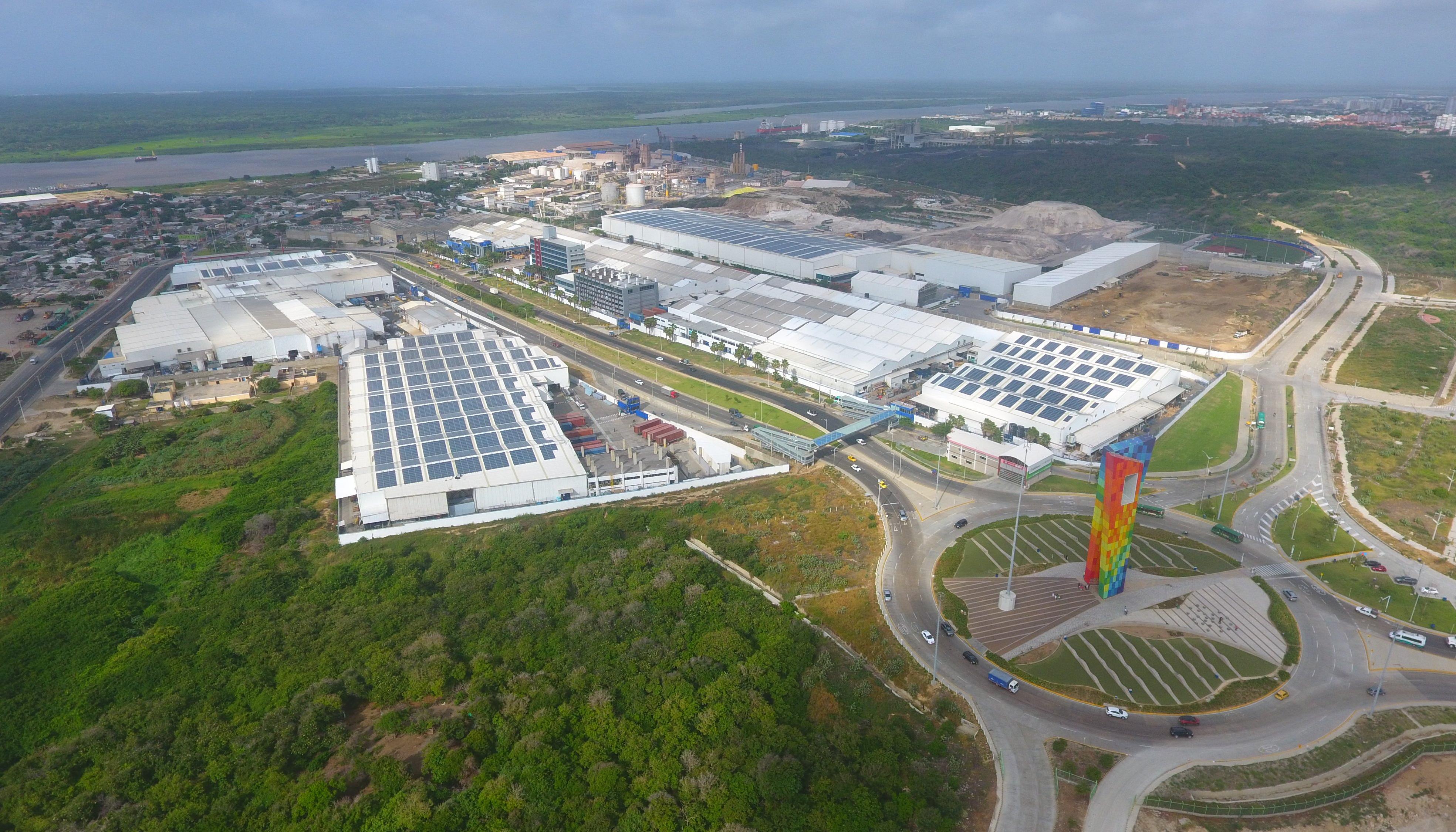 Planta de Tecnoglass.