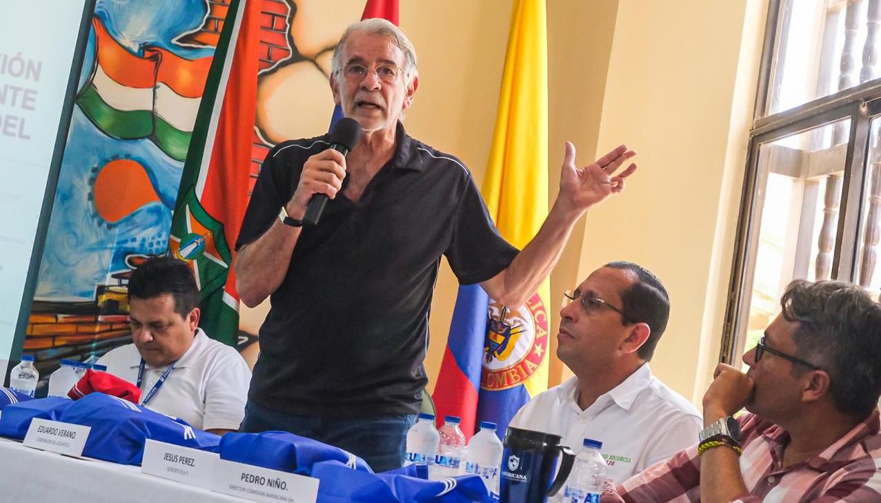 El Gobernador del Atlántico, Eduardo Verano.