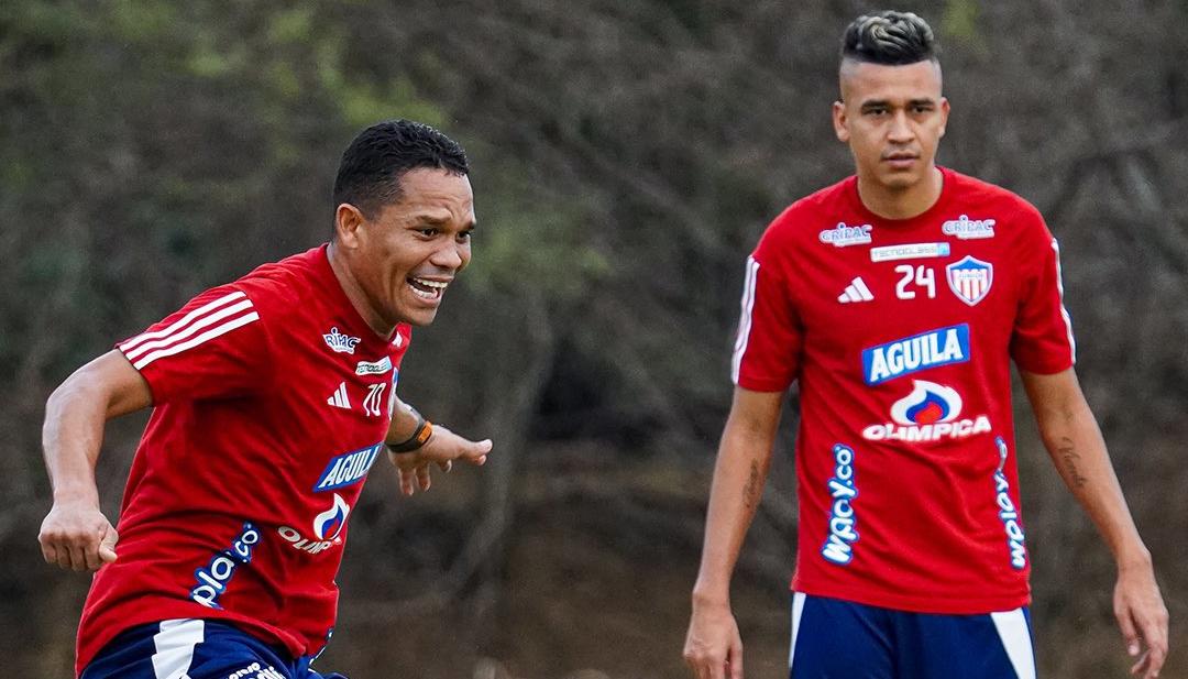 Carlos Bacca y Víctor Cantillo estarán en el onceno inicialista del Junior.