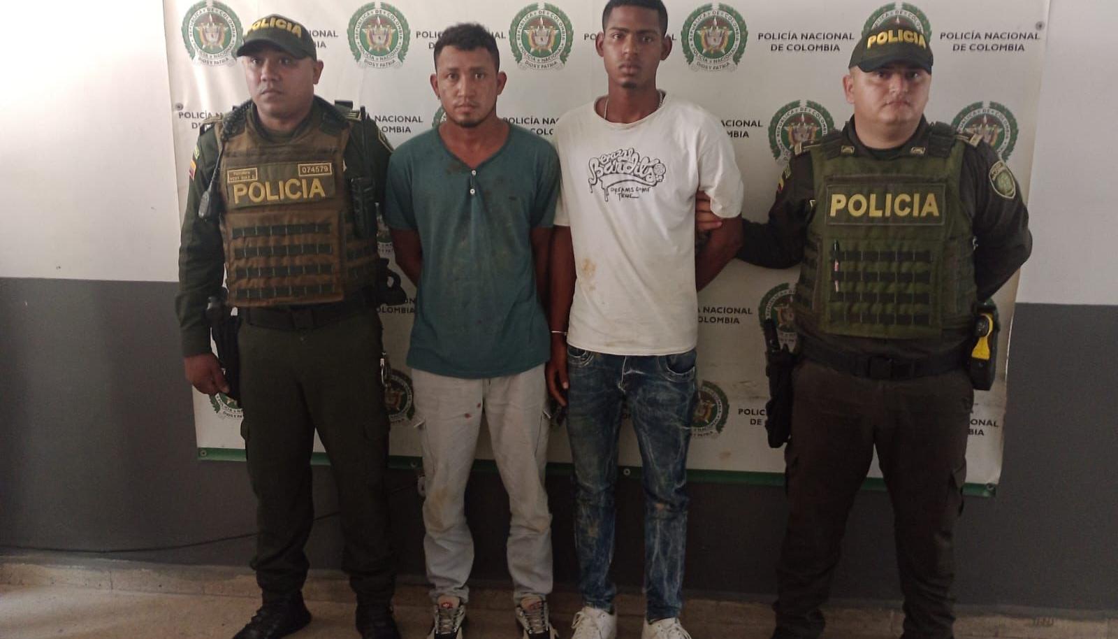 Jesús Mercado Ahumada y Edwin Palmera Girado, capturados