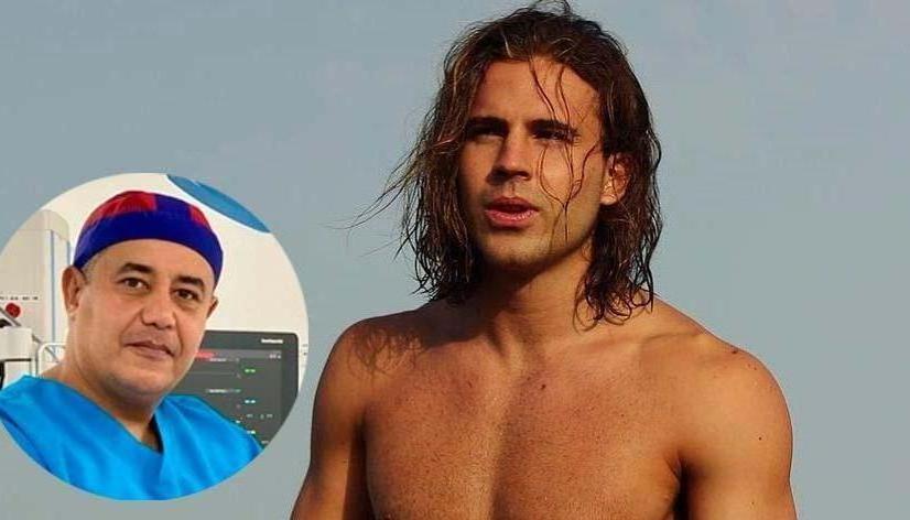 El médico colombiano Edwin Arrieta y el joven español Daniel Sancho