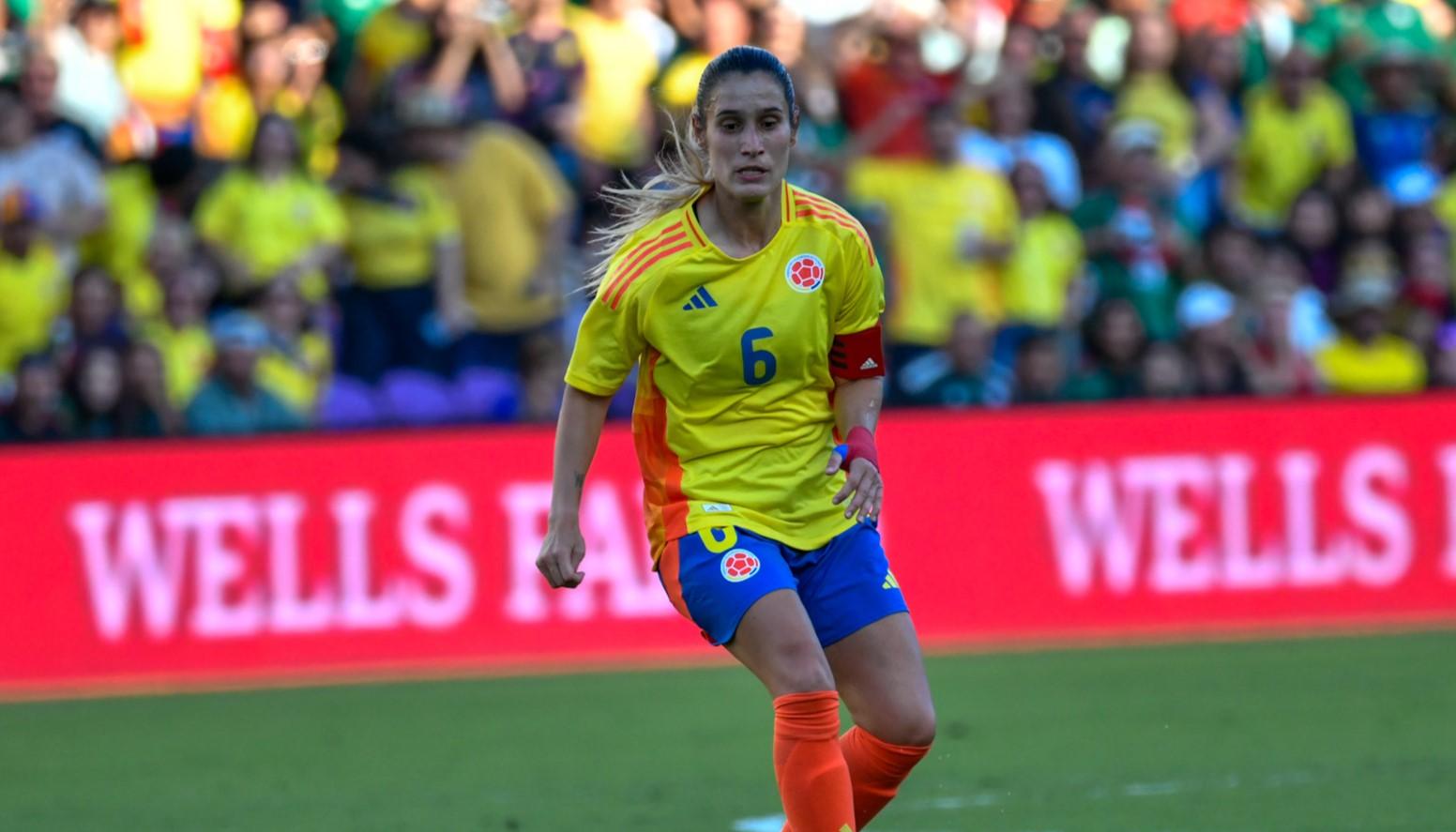 Daniela Montoya, capitana de la Selección Colombia femenina. 