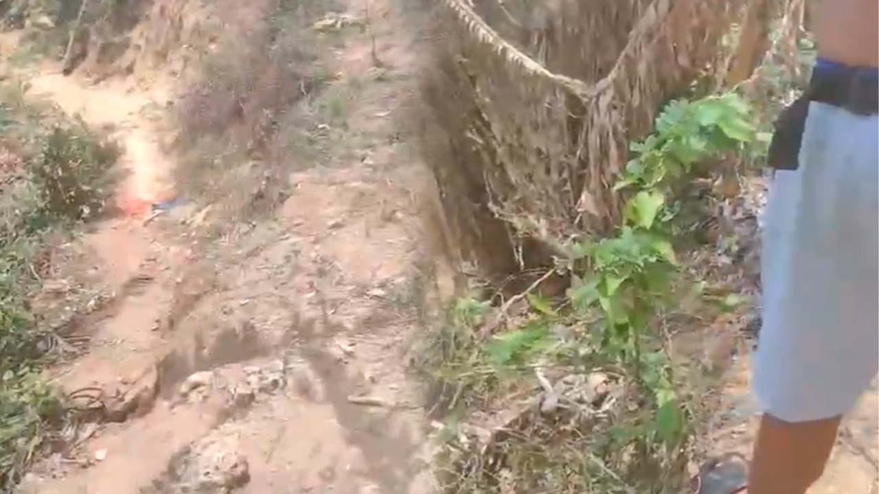 Zona enmontada de la carrera 1A #11B. 