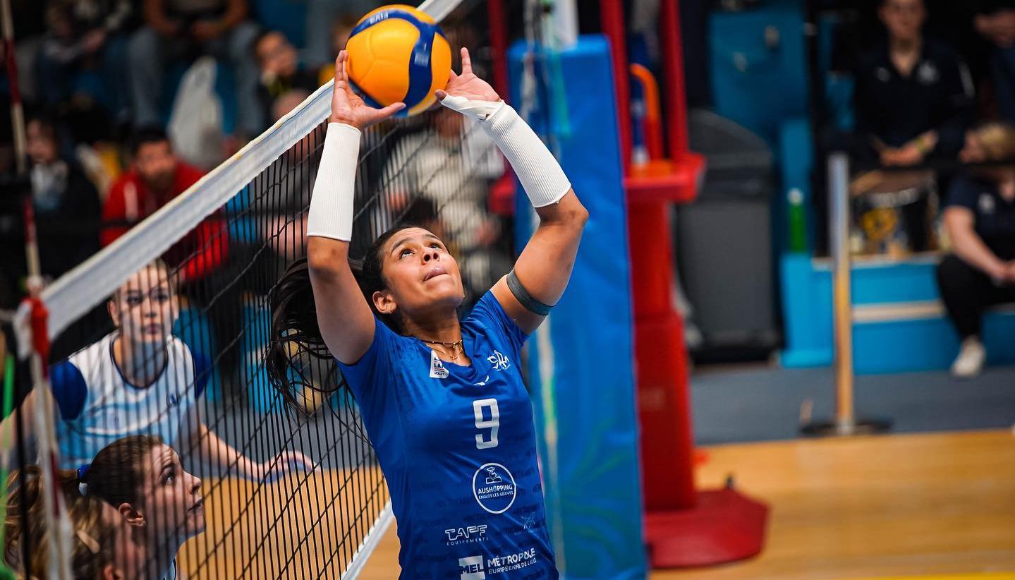La cartagenera María Alejandra Marín, capitana de la Selección Colombia de voleibol. 