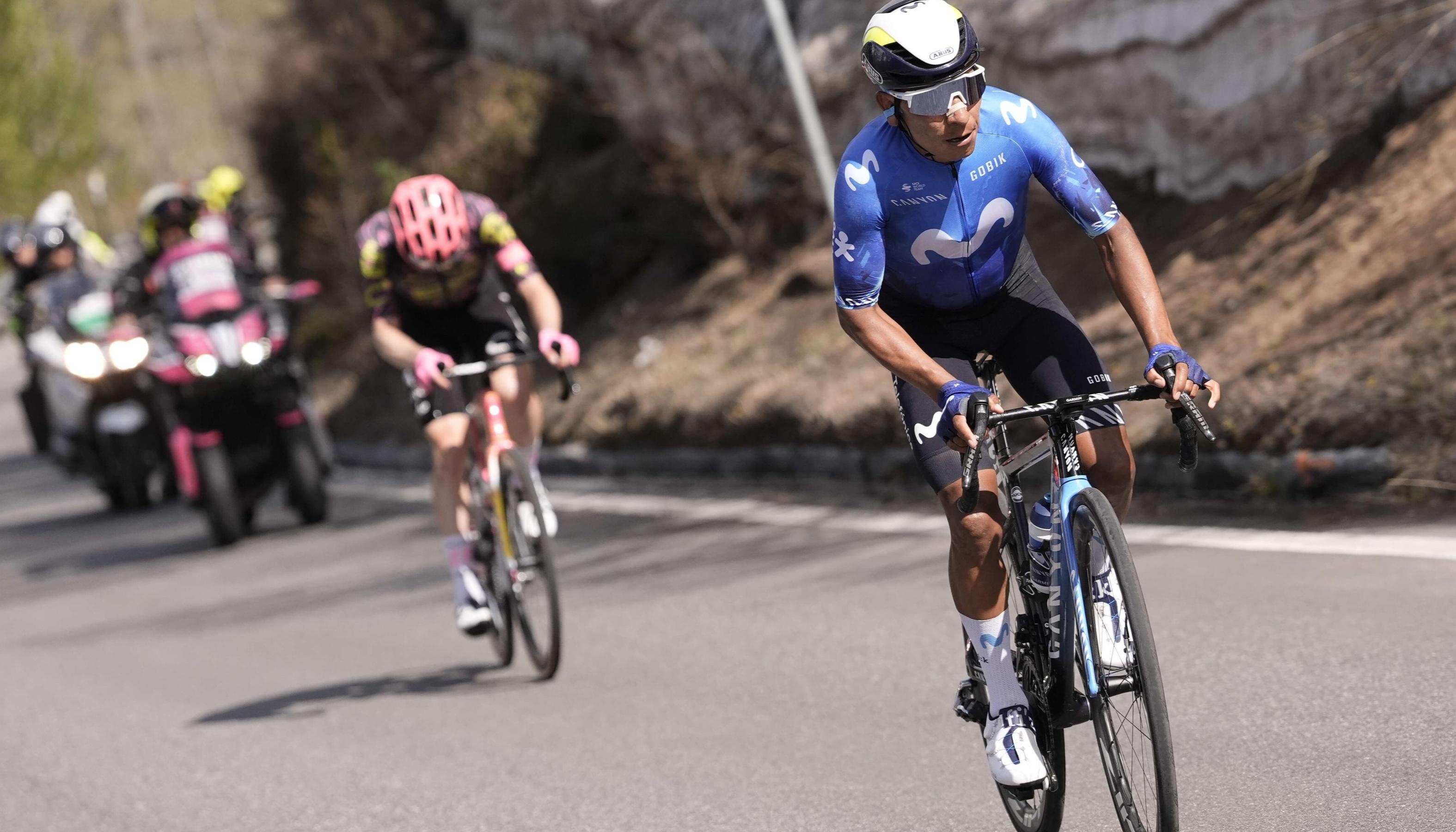 Nairo Quintana saltó del puesto 28 al 22 en la clasificación general. 