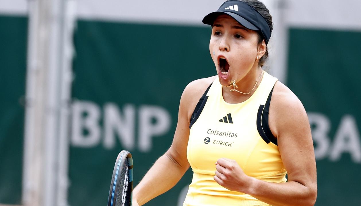 María Camila Osorio venció este lunes a la ucraniana Anhelina Kalínina.