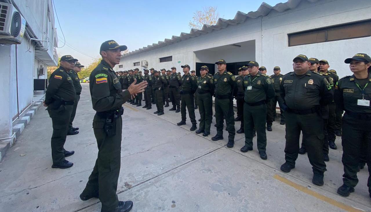 Policías del Departamento del Atlántico