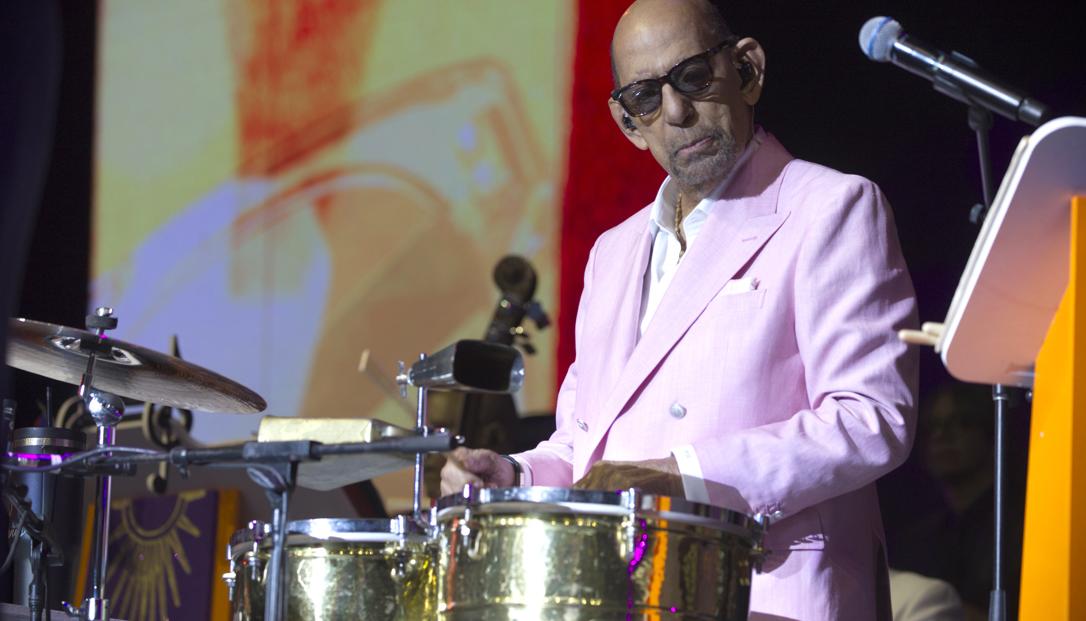 Willie Rosario durante un concierto el pasado 27 de abril.