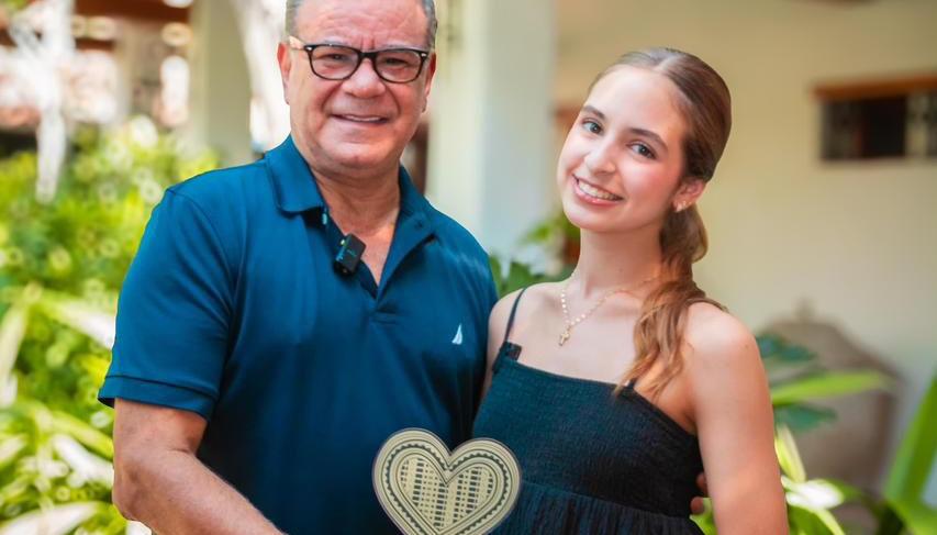 Iván Villazón y Samia Maloof.