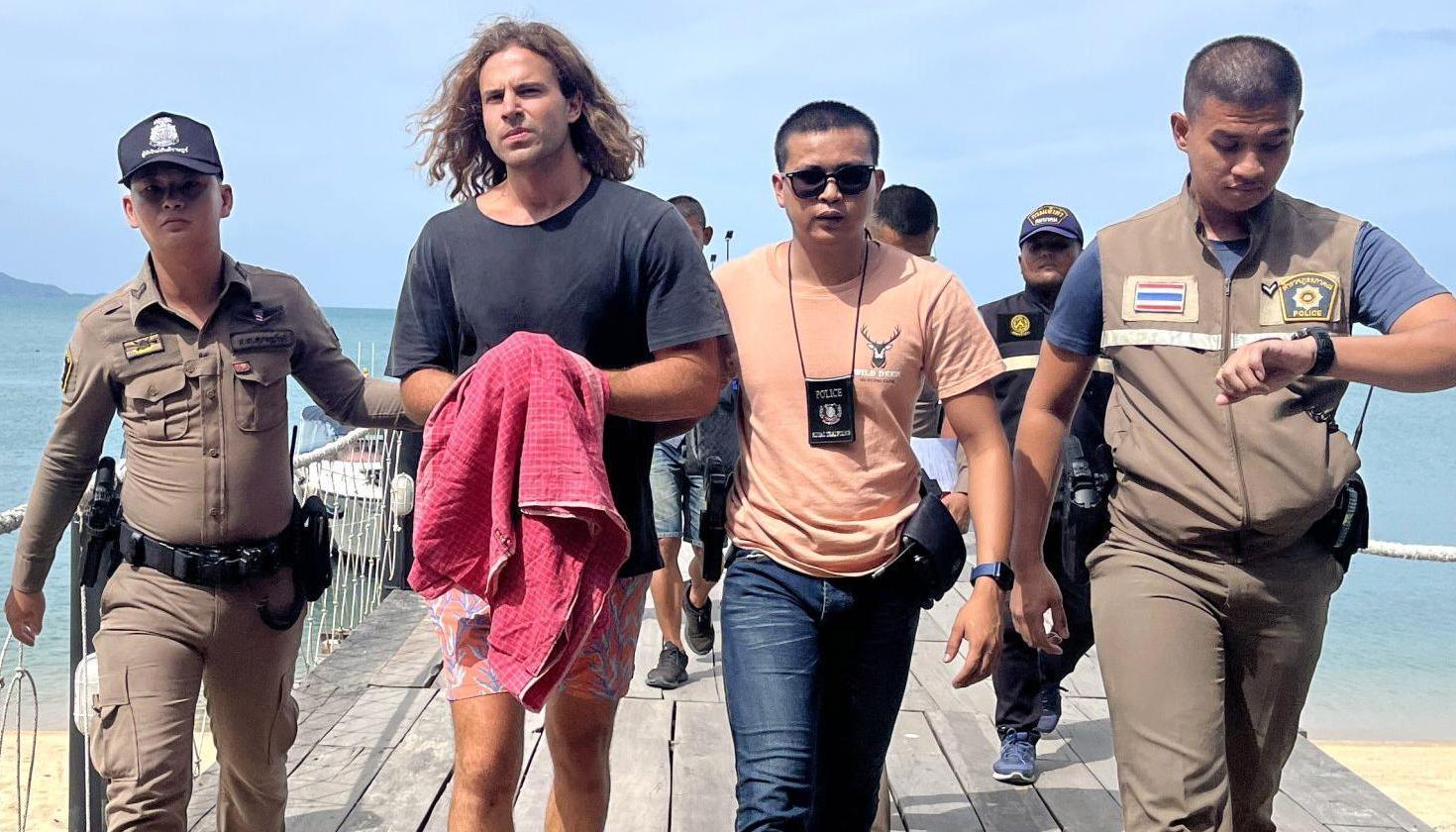 Daniel Sancho espera la sentencia por el homicidio del colombiano Edwin Arrieta. 