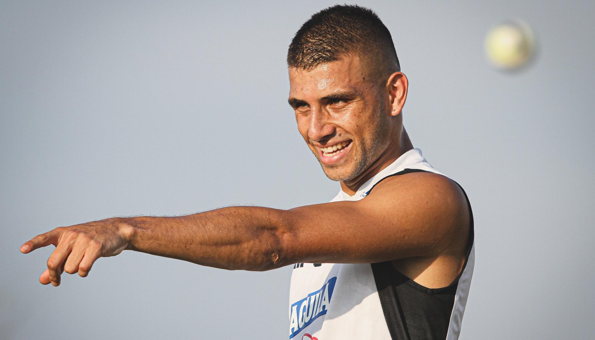Steven Rodríguez, delantero del Junior.  
