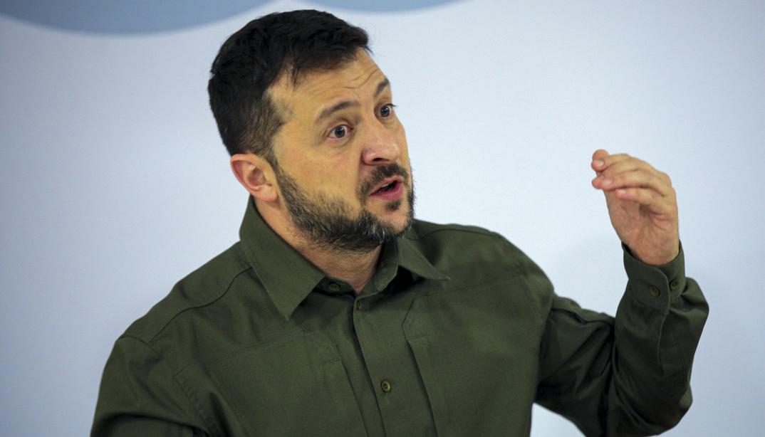 Volodímir Zelenski, presidente de Ucrania. 