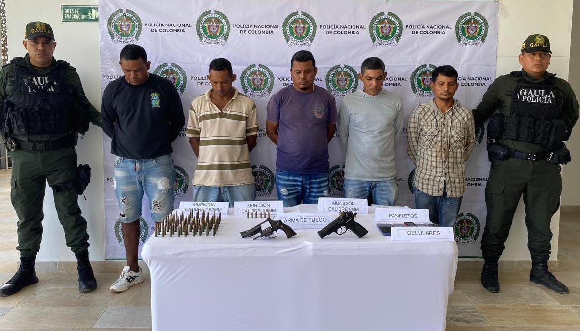 Los presuntos sicarios del ‘Clan del Golfo’