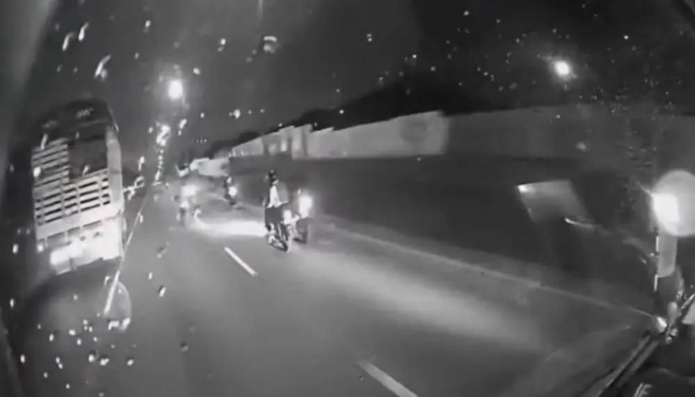 Imagen del accidente.