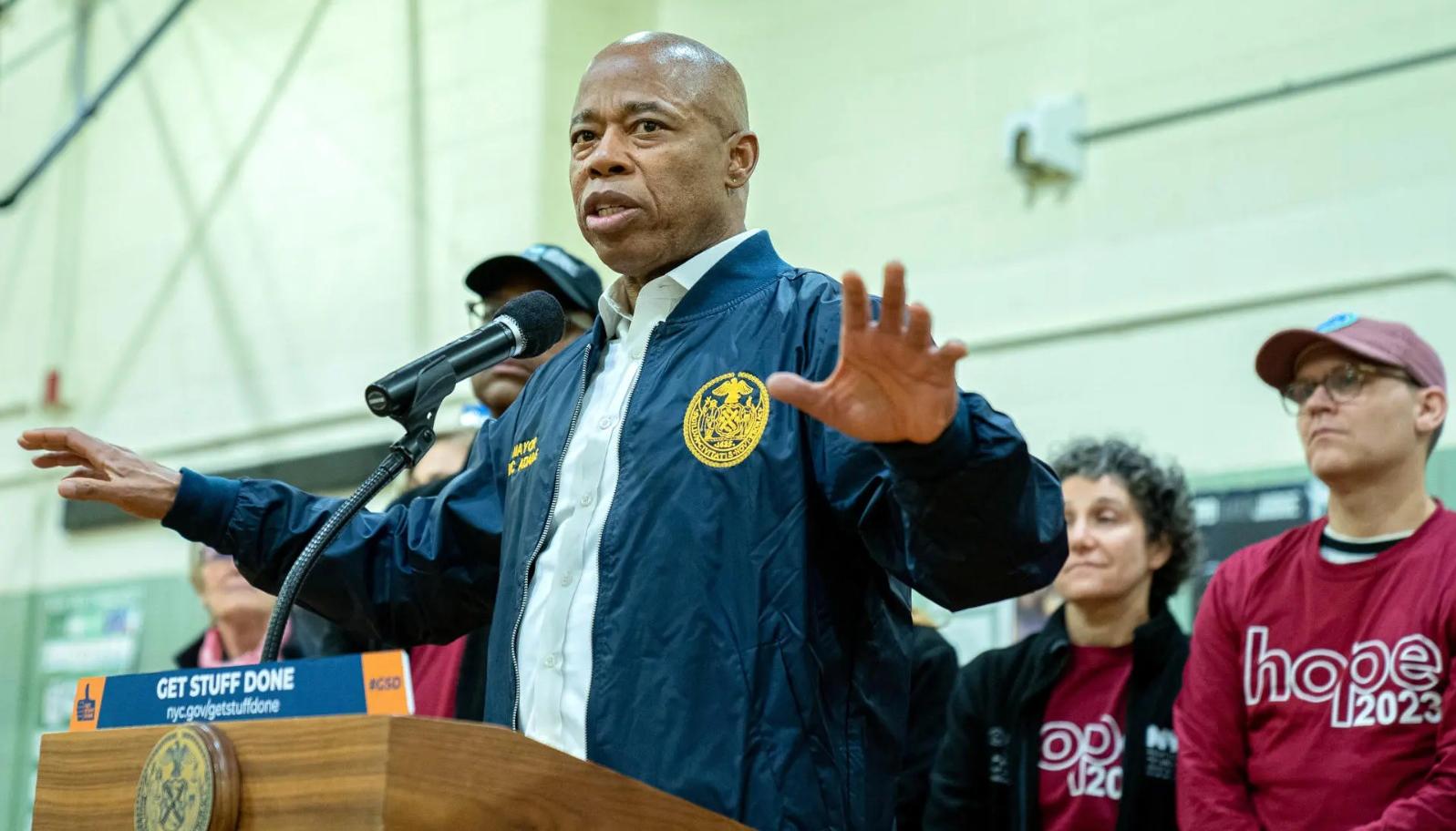 Alcalde de Nueva York, Eric Adams.