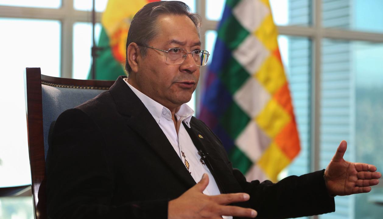 El presidente de Bolivia, Luis Arce.