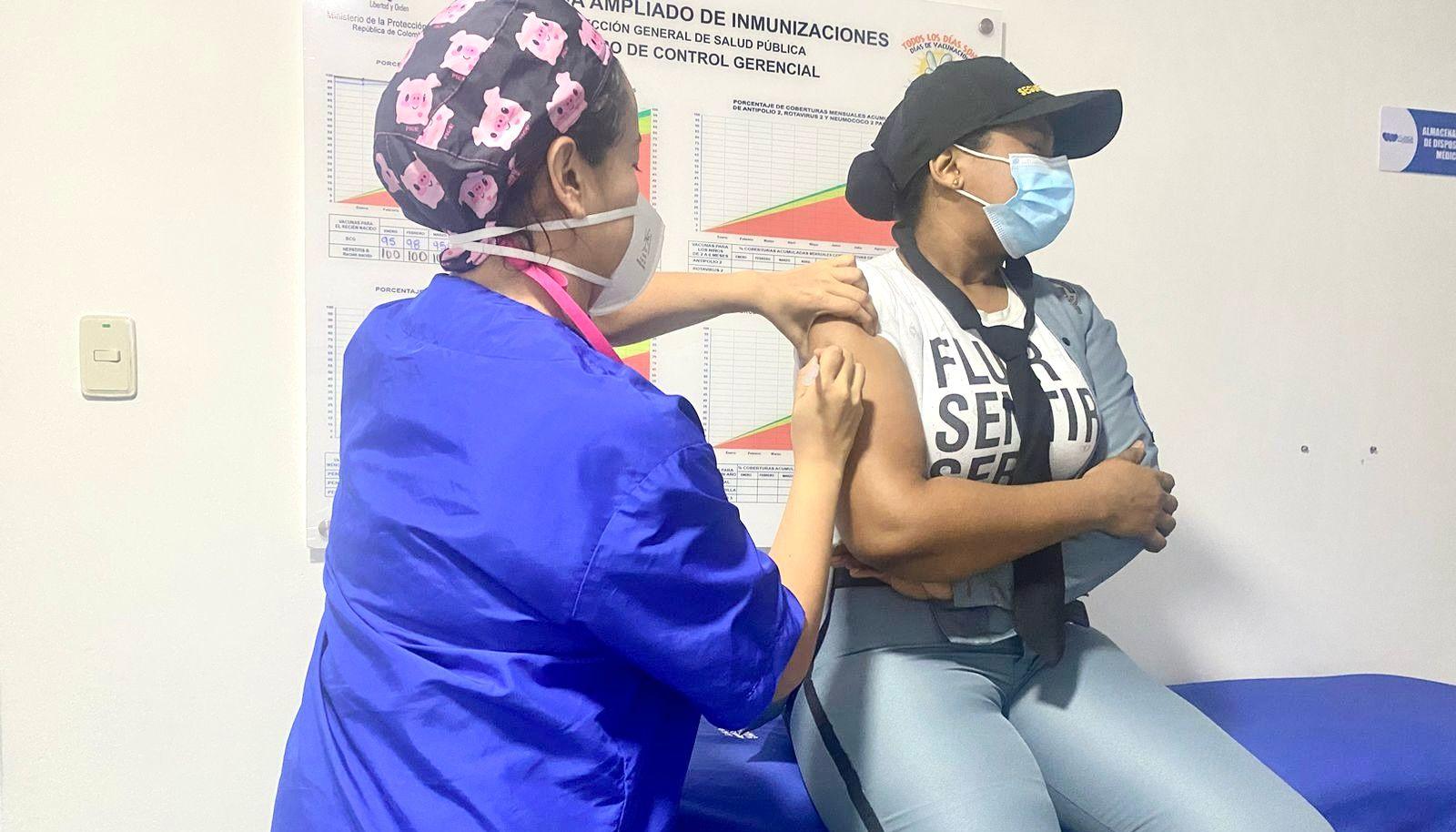 Atención médica a una paciente