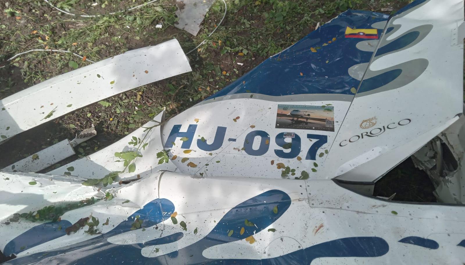 Parte de la avioneta. 