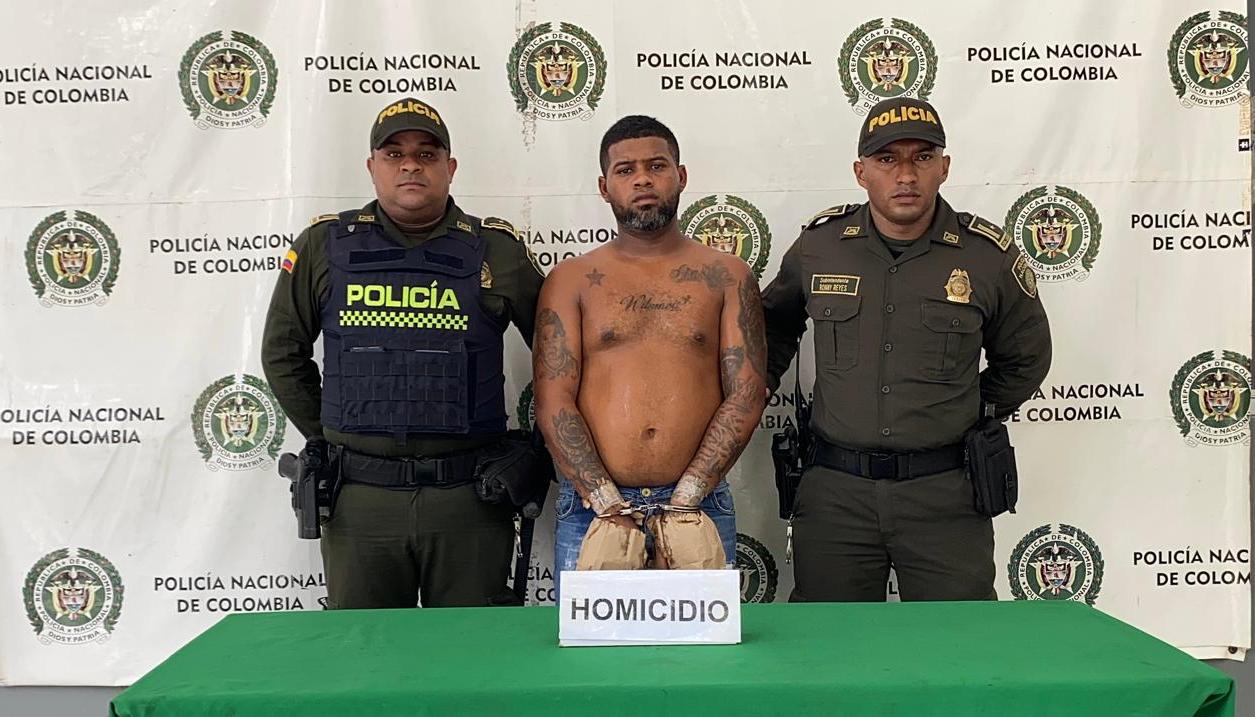 Bernardo Wilmer Vivanco Ortiz, capturado por presunto doble homicidio en Rebolo.