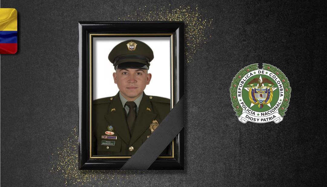  Brayan Andrés Mojica Santos, agente de la Dijín.