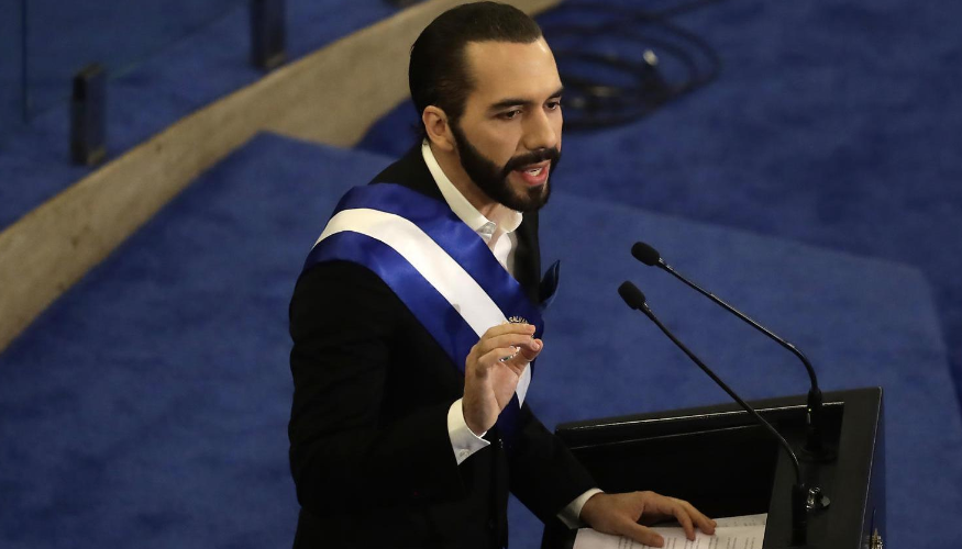 Presidente de El Salvador, Nayib Bukele. 